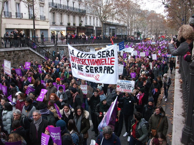 24 novembre 2018 : marche contre les violences sexistes et sexuelles